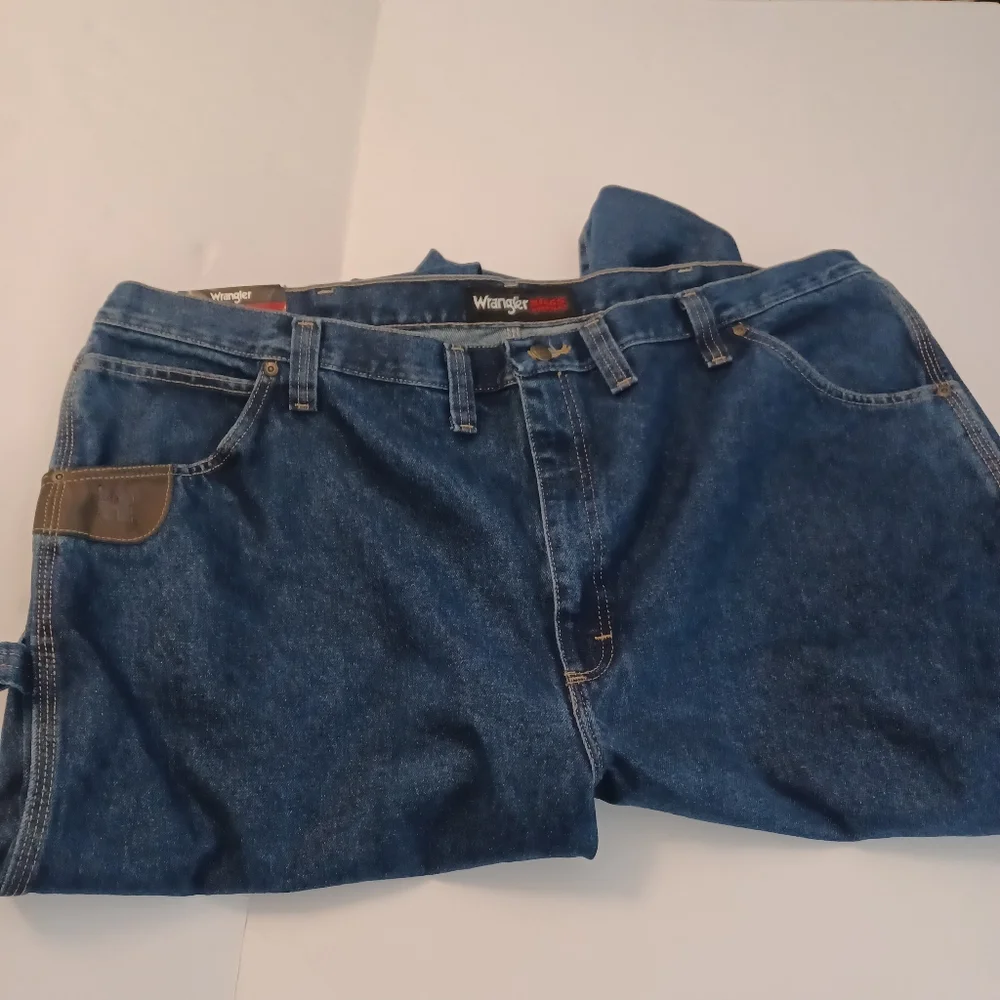 Wrangler Riggs Workwear Carpenter Relaxed Fit Men's Sz 48X30